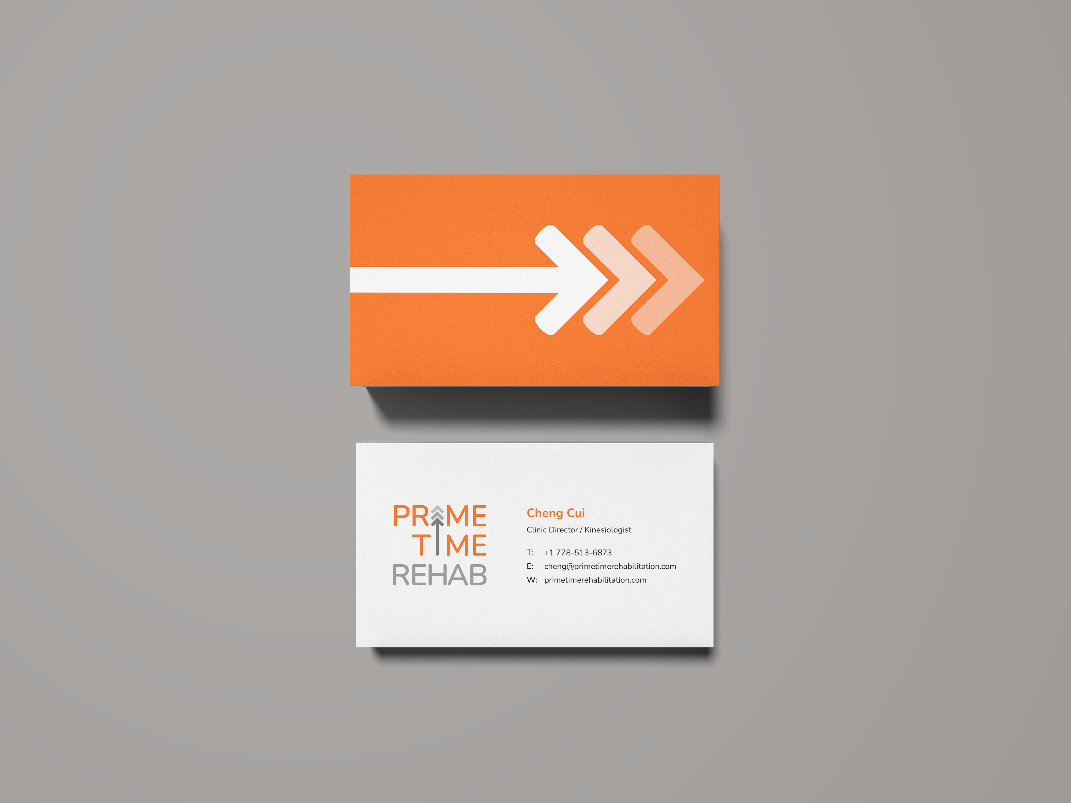 Mockup of PTR Arrow Tree business card